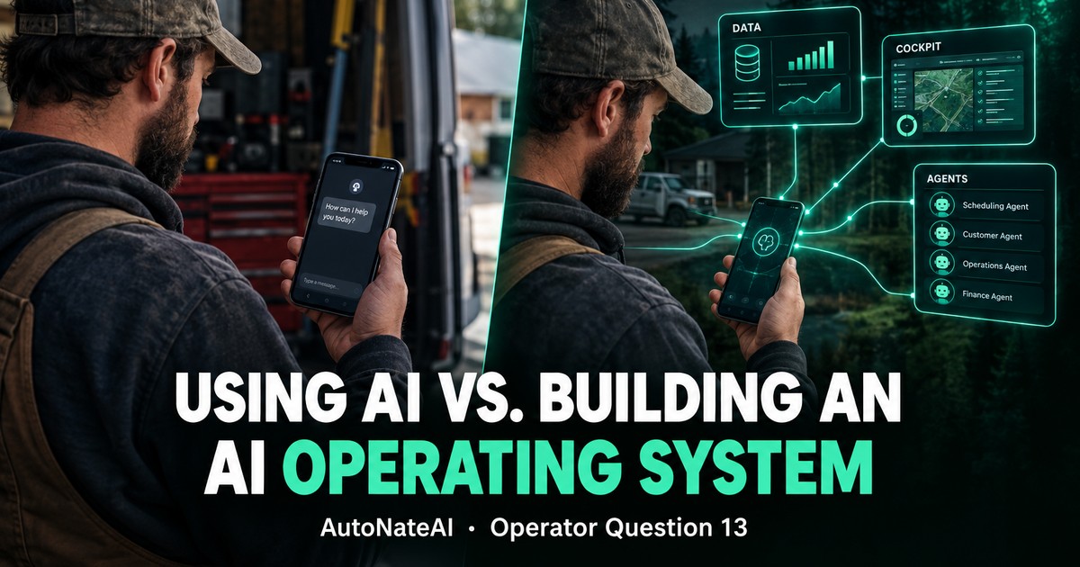 What Is the Difference Between Using AI and Building an AI Operating System?