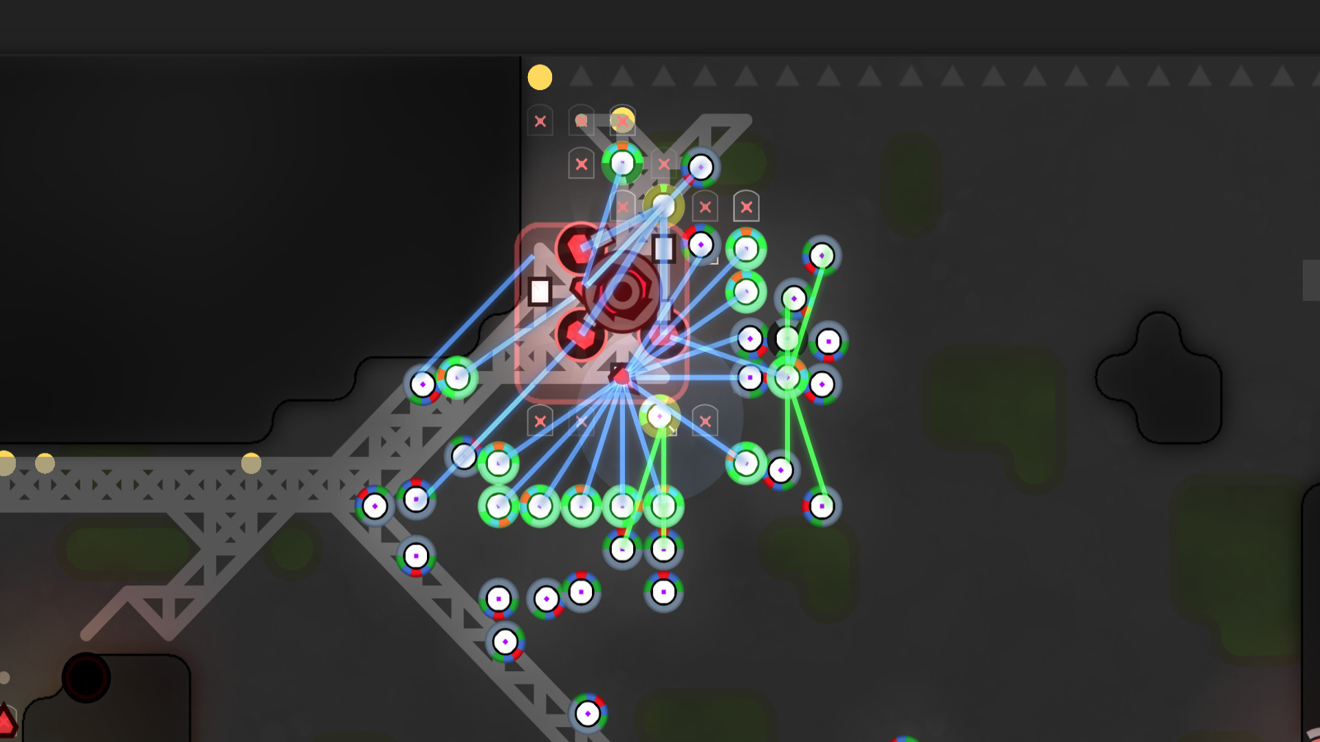Screeps combat room