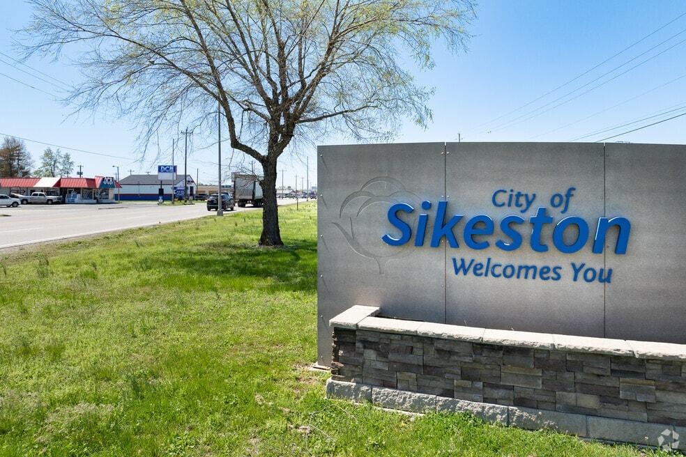 City of Sikeston welcome sign